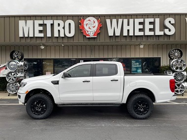 Ford Ranger with ReadyLift leveling kit installed in Marietta, GA at Metro Wheels & Accessories